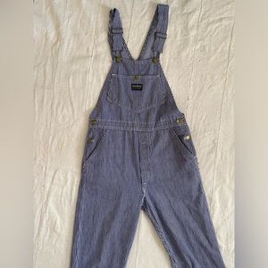 Adult Oshkosh Overalls - Train / Punstripe